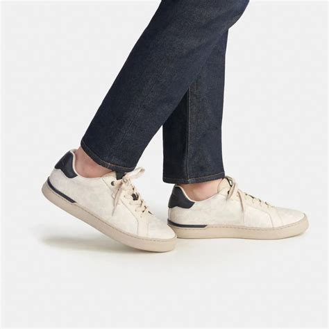 lowline low top sneaker in signature canvas